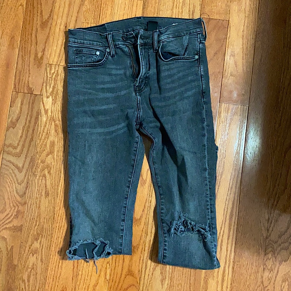H&M distressed Jeans (Black)